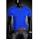 T-SHIRT majice v-neck - indigo