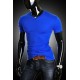 T-SHIRT majice v-neck - indigo