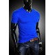 T-SHIRT majice v-neck - indigo