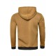 Sweater majice sa kapuljačom rdi1742 - camel