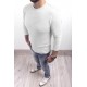 Sweater majice bez kapuljače JL1 - bijela